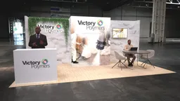 10x20 Inline booth design by Reaction Space